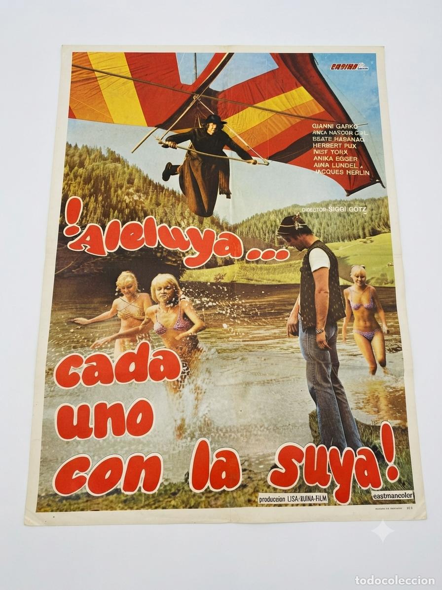 Cinema: Aleluya... Cada uno con la suya. Cartel Cine