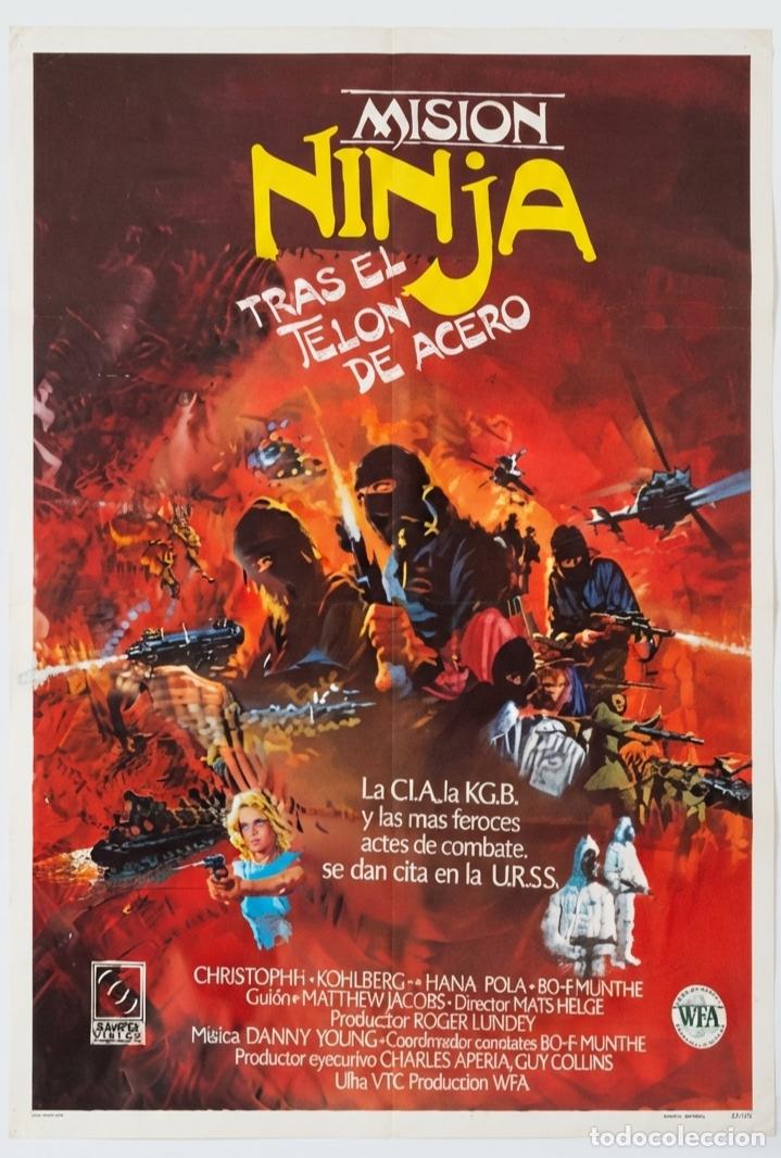 Cinema: Misi&oacute;n ninja tras el tel&oacute;n de acero. Cartel Cine