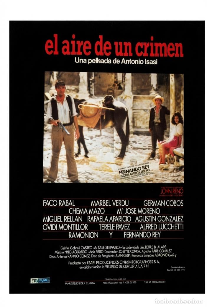 Cinema: El aire de un crimen. Cartel Cine