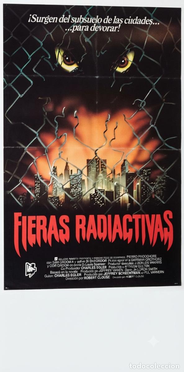 Cinema: Fieras radioactivas. Cartel Cine
