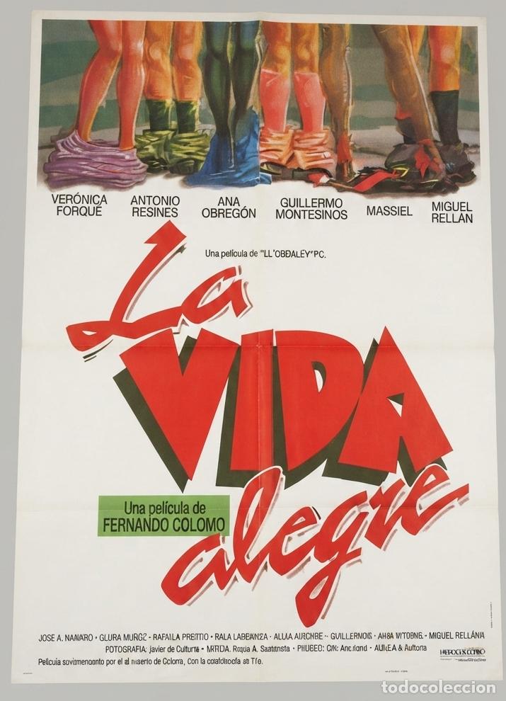 Cinema: La vida alegre. Cartel Cine