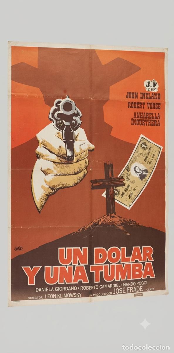 Kino: Un d&oacute;lar y una tumba. Cartel Cine