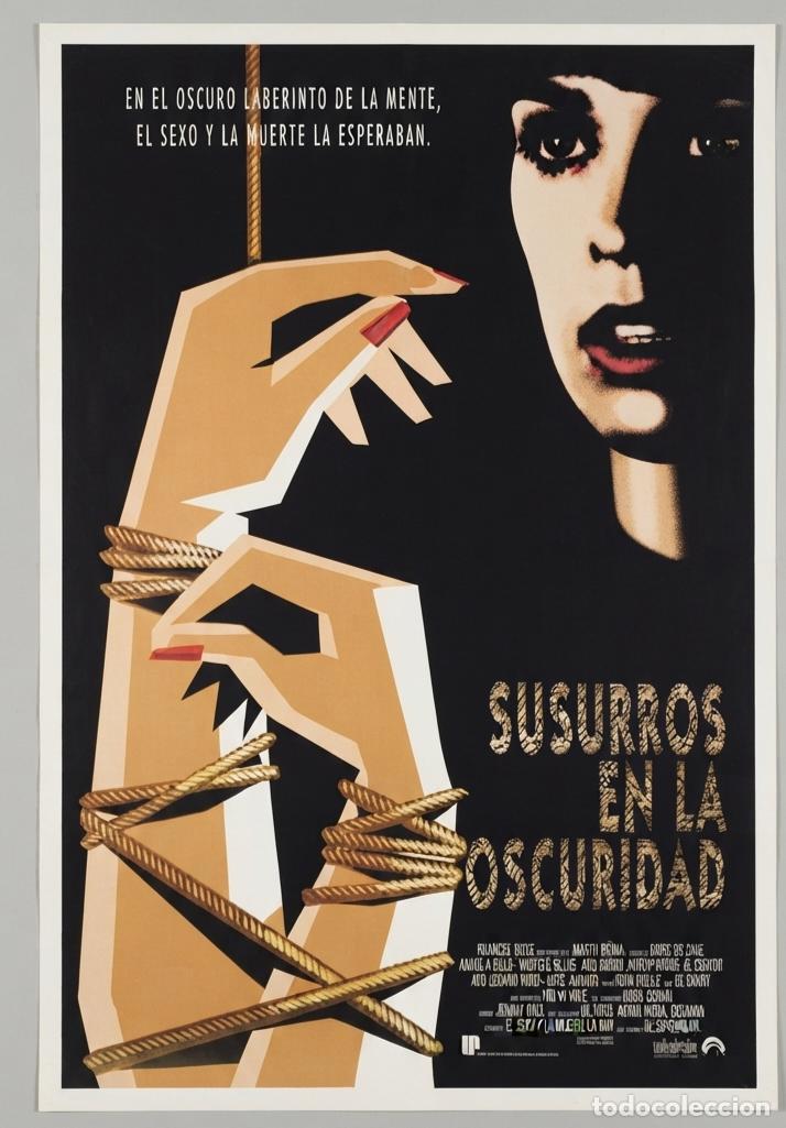 Cinema: Susurros en la oscuridad. Cartel Cine