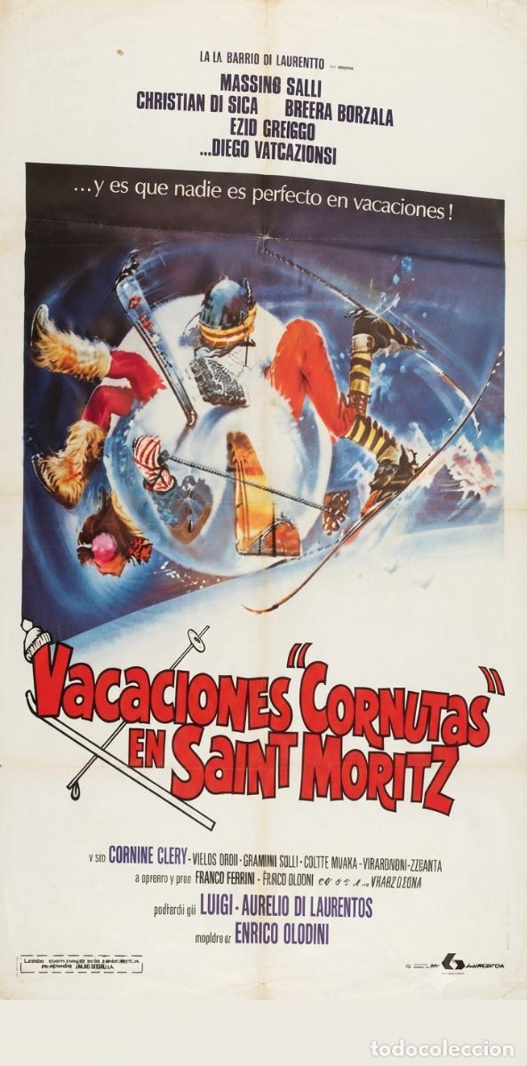 Kino: Vacaciones cornutas en Saint Moritz . Cartel Cine