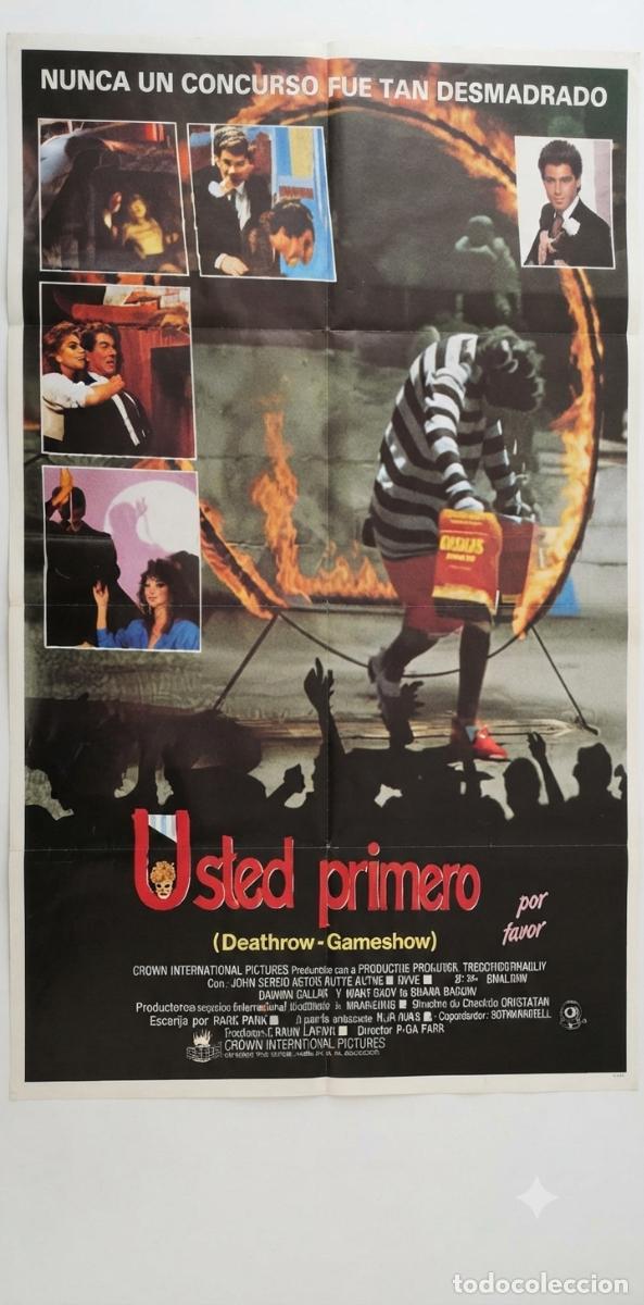 Cinema: Usted primero. Cartel Cine