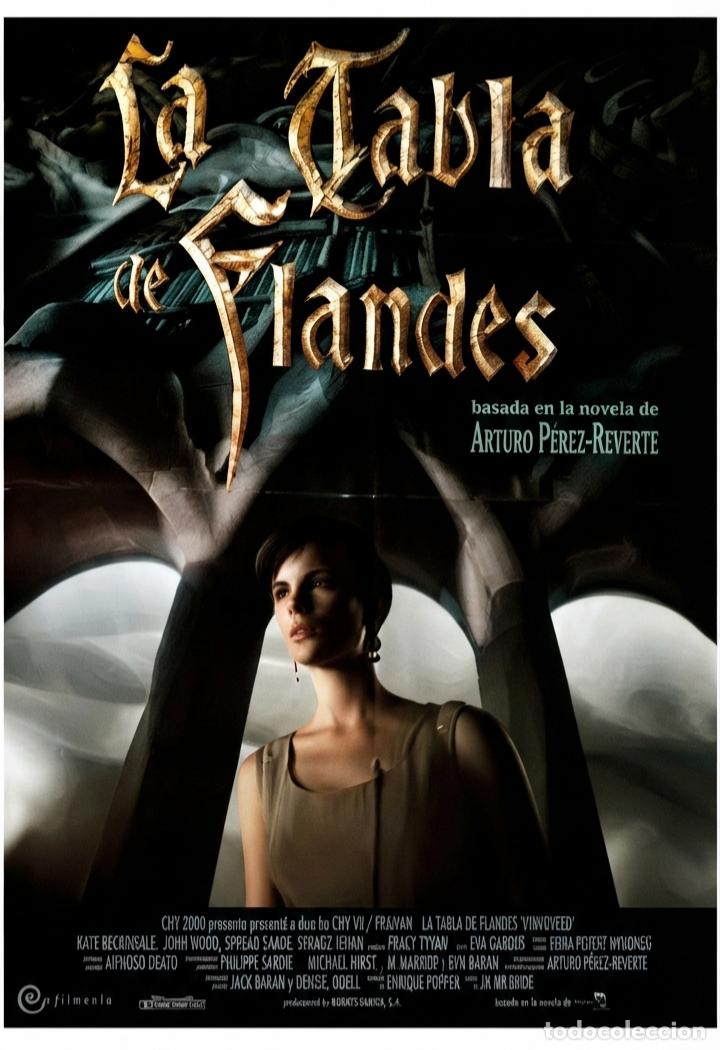 Cinema: La tabla de Flandes. Cartel Cine
