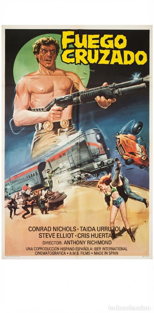 Cinema: Fuego cruzado. Cartel Cine