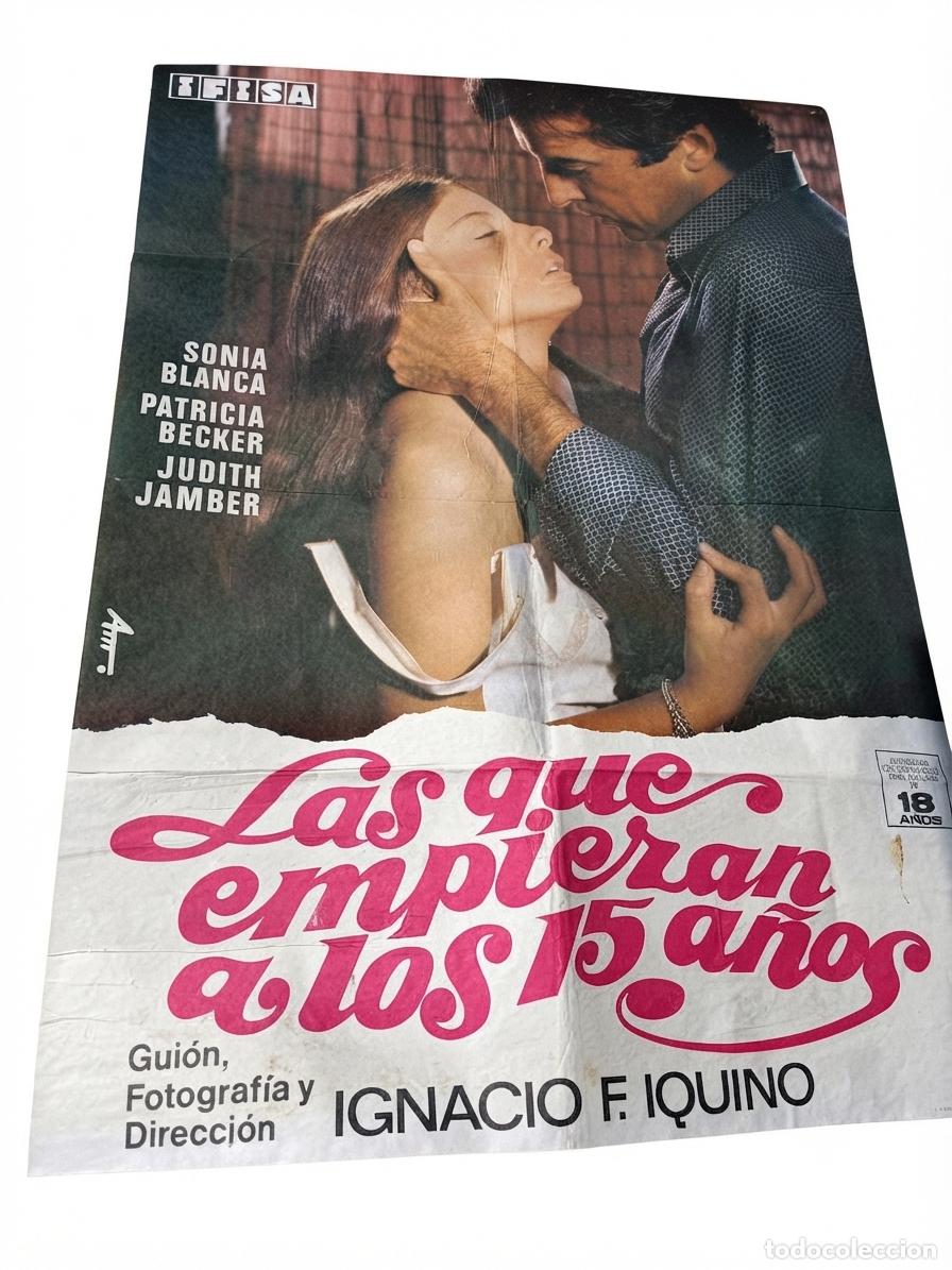 Cin&eacute;ma: Las que empiezan a los quince a&ntilde;os. Cartel Cine