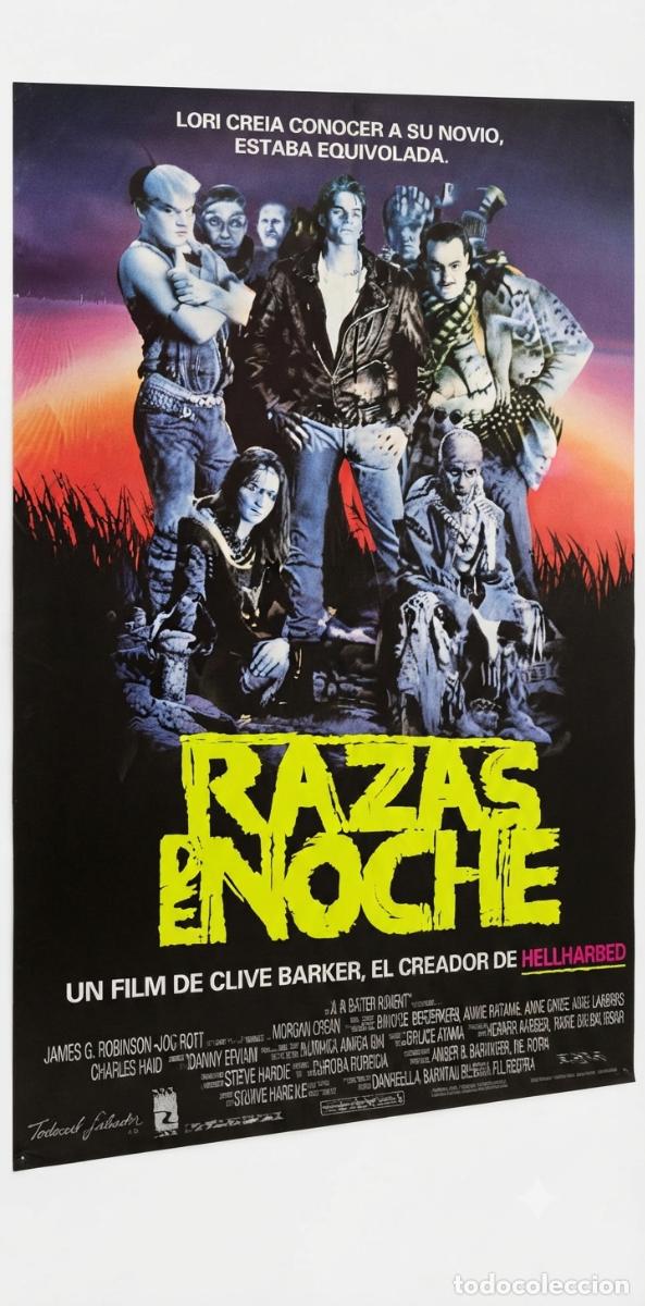 Cin&eacute;ma: Razas de noche. Cartel Cine