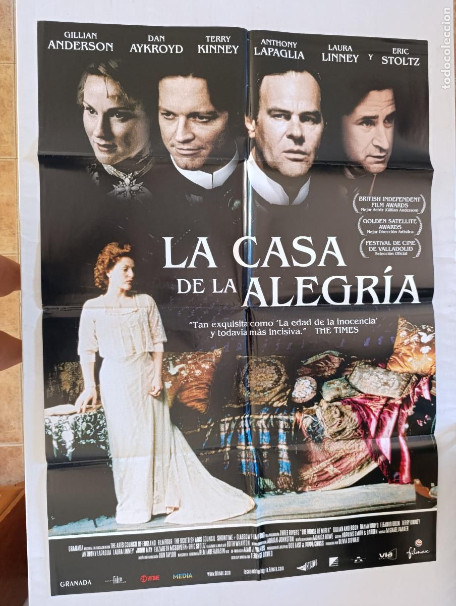 Cine: POSTER ORIGINAL LA CASA DE LA ALEGRIA - 93 X 66 (386)