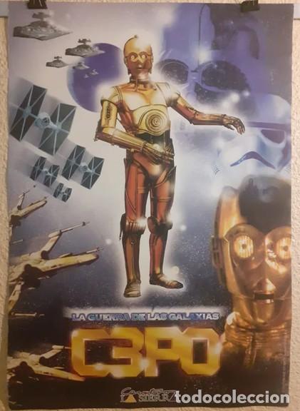 Cine: Affiche / Cartel Original Star Wars C-3PO (1995) Promo Carrefour
