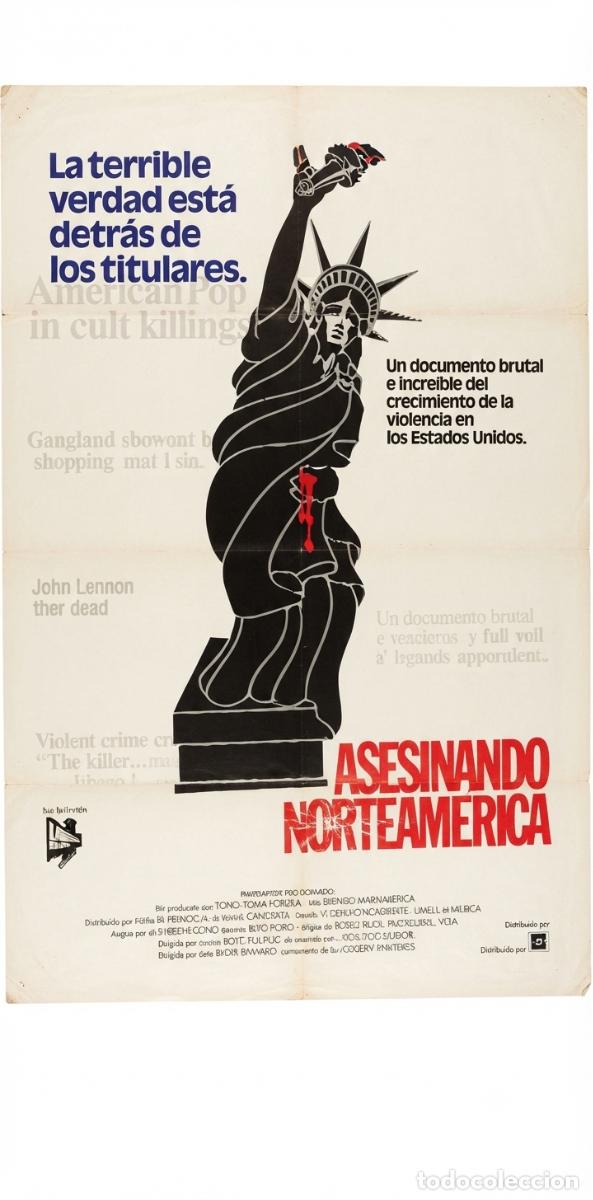 Kino: Asesinando Norteam&eacute;rica. Cartel Cine