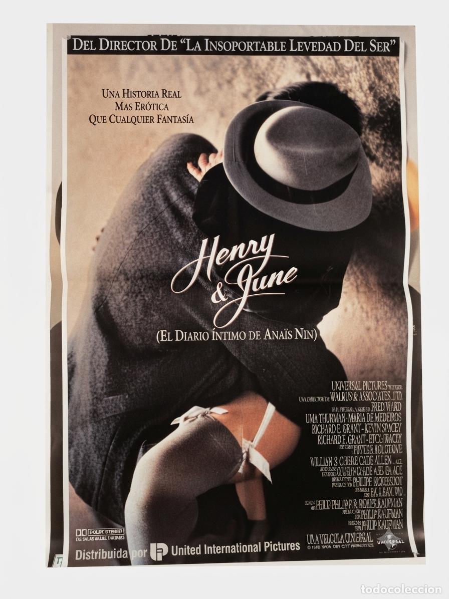 Kino: HENRY & JUNE. CARTEL DE CINE