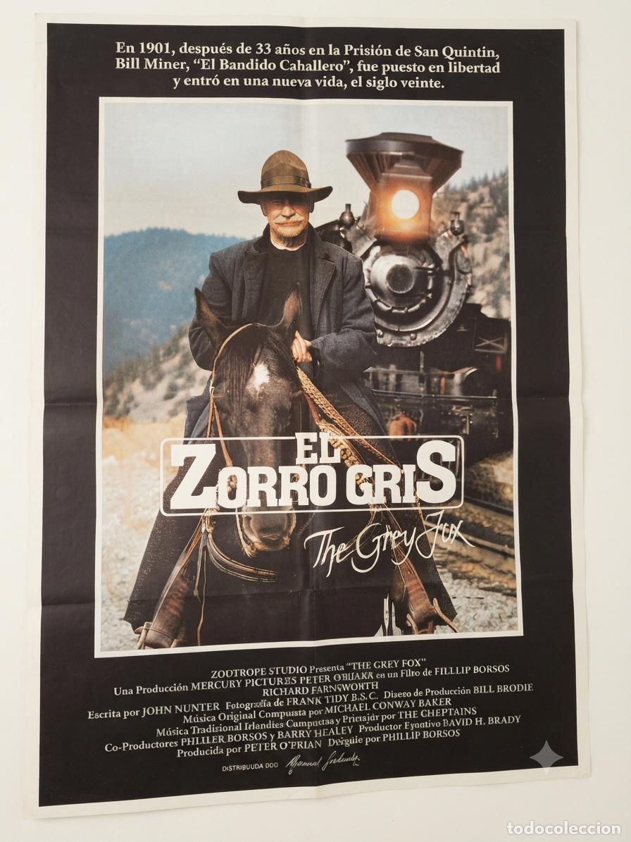 Cinema: EL ZORRO GRIS. CARTEL CINE
