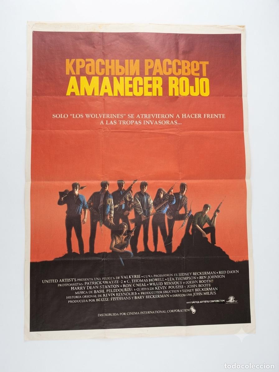 Kino: Amanecer rojo. Cartel Cine
