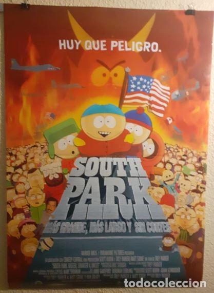 Cinema: Cartel original de cine (1999) - South Park: M&aacute;s grande, m&aacute;s largo y sin cortes - Animacion