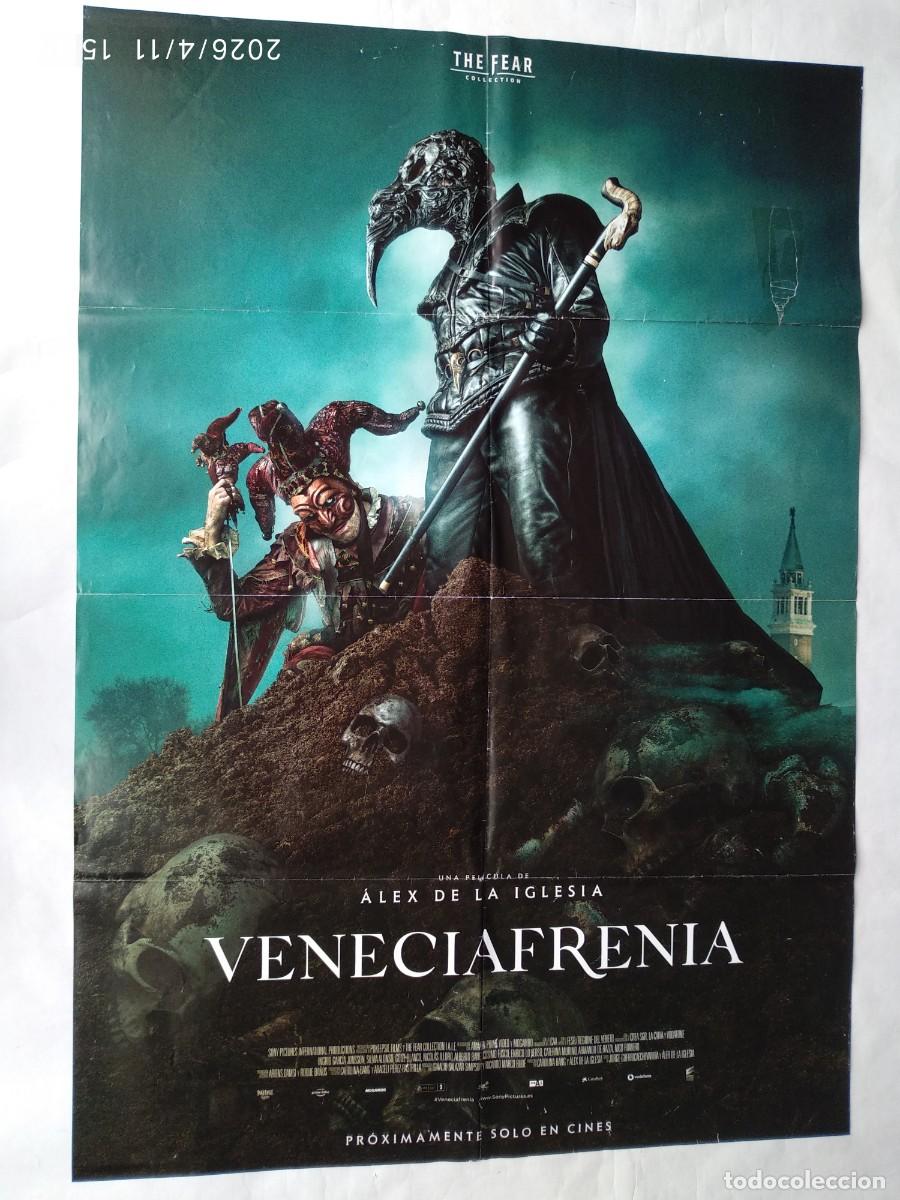 Kino: VENECIAFRENIA, de &Aacute;lex de la Iglesia. P&Oacute;STER 68 X 96,5 cms.