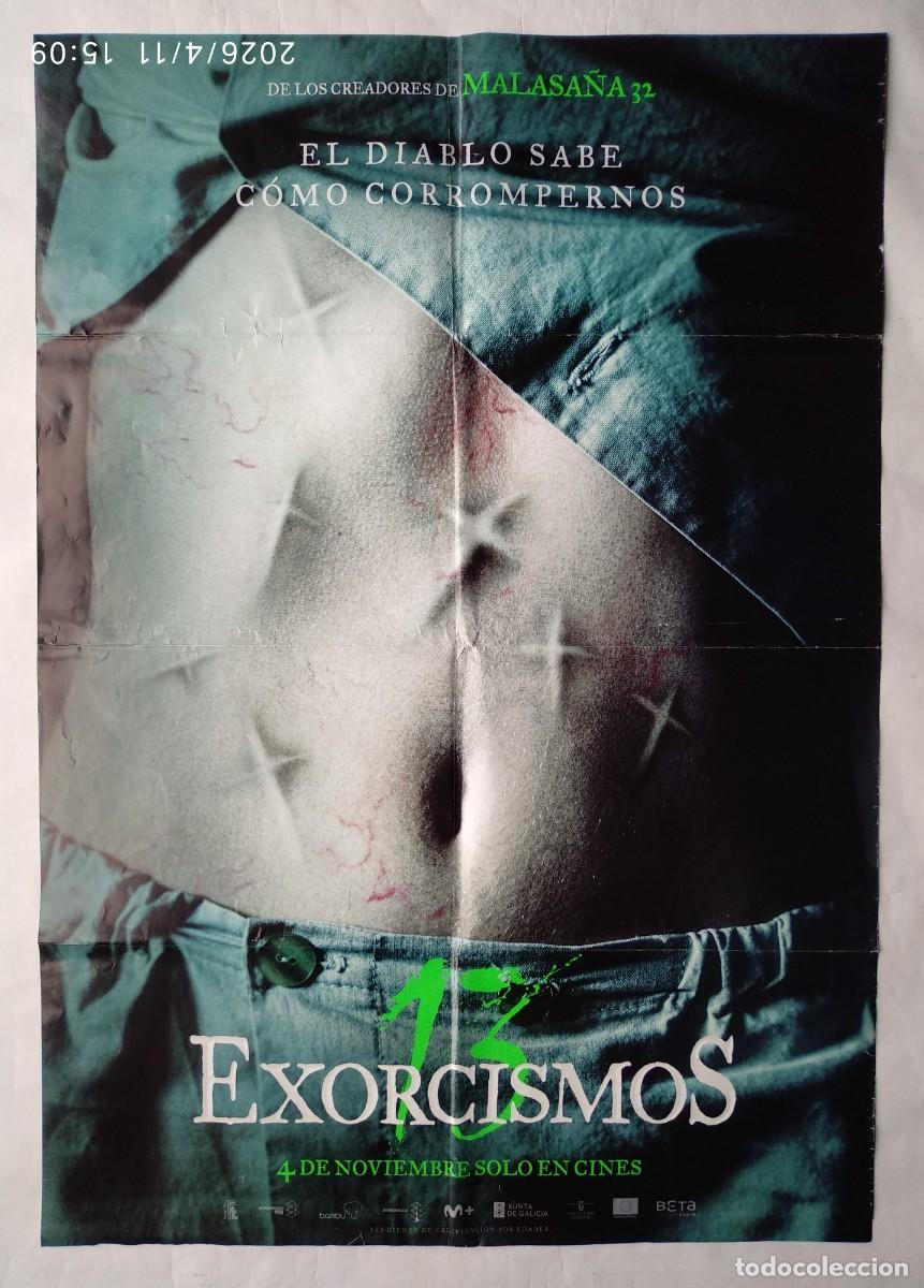 Cine: 13 EXORCISMOS. P&Oacute;STER 68,5 X 98 cms.
