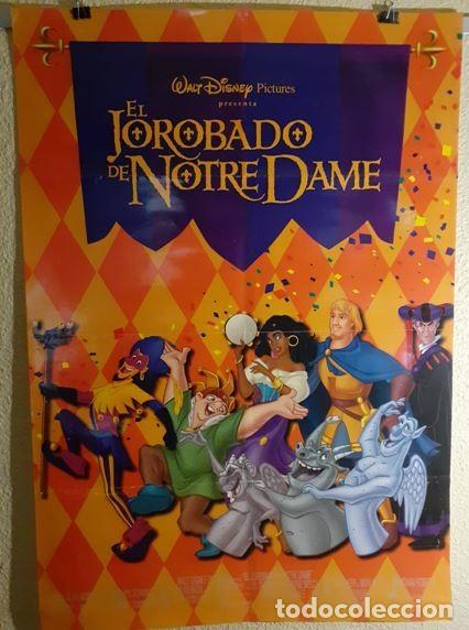 Cine: Cartel original de cine &rdquo;El Jorobado de Notre Dame&rdquo; (Disney, 1996) - Colecci&oacute;n particular
