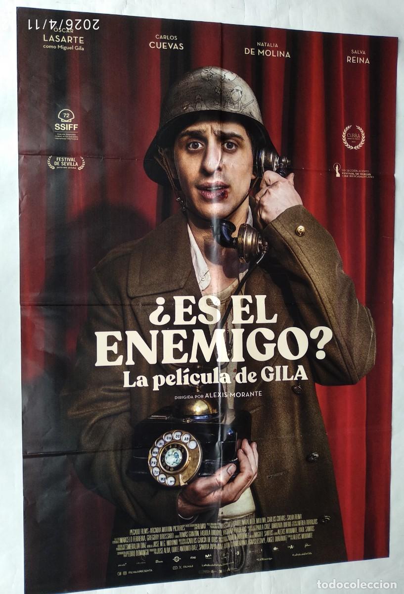 Cine: &iquest;ES EL ENEMIGO?, de Alexis Morante. P&Oacute;STER 67,5 X 97,5 cms.