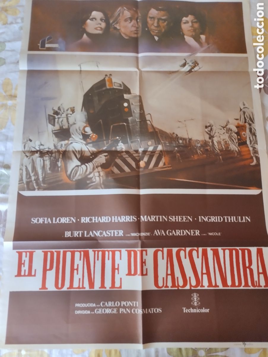 Cine: CARTEL POSTER 100 X 70 - EL PUENTE DE CASANDRA