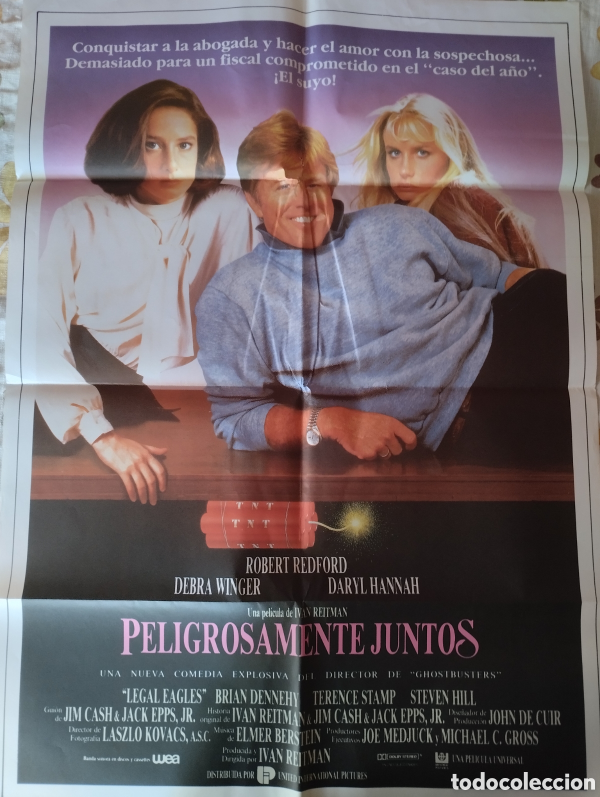 Cine: CARTEL POSTER 100 x 70 - PELIGROSAMENTE JUNTOS
