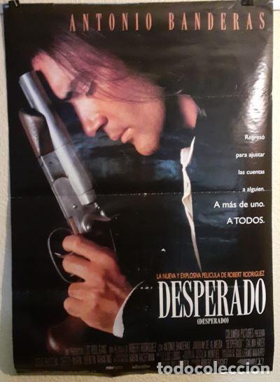 Cine: Cartel original de cine Desperado (1995) Antonio Banderas. Robert Rodriguez