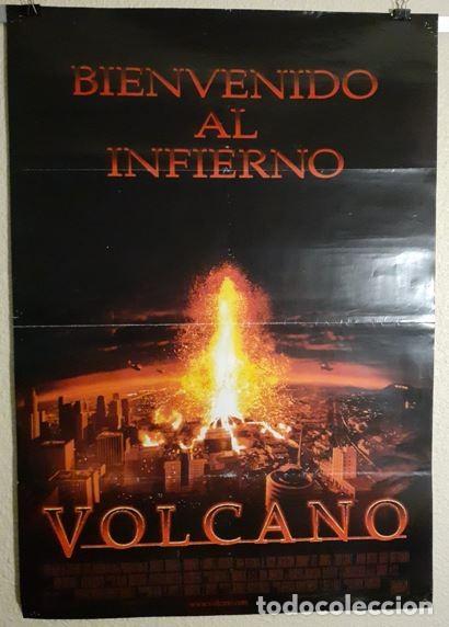 Cine: Cartel original de cine Volcano (1997) Tommy Lee Jones. Cat&aacute;strofes