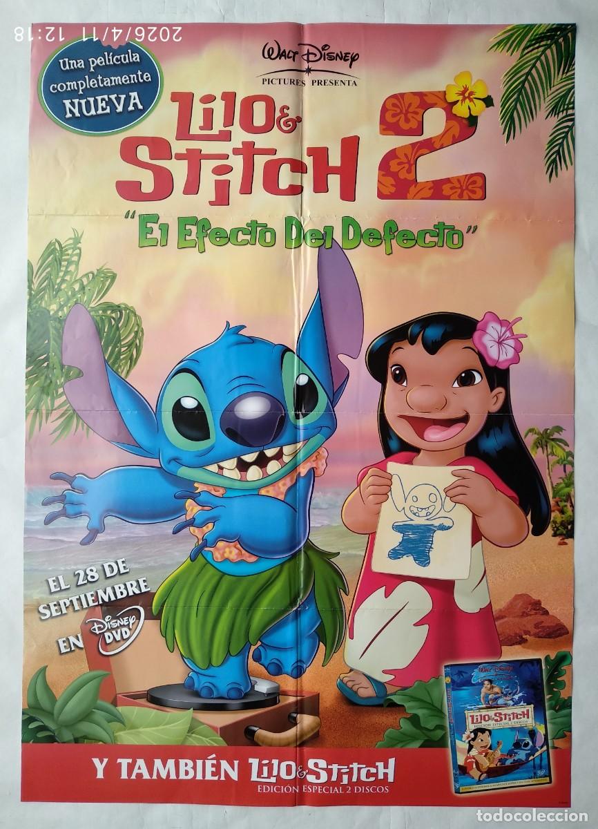 Cine: LILO & STITCH 2. DIBUJOS ANIMADOS. P&Oacute;STER DE VIDEO 70 X 100 cms.