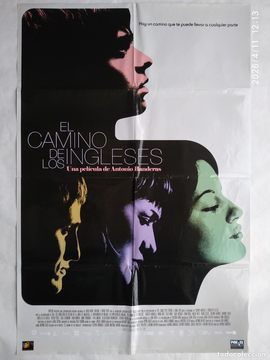Cine: EL CAMINO DE LOS INGLESES, de Antonio Banderas. P&Oacute;STER 65 X 97,5 cms.