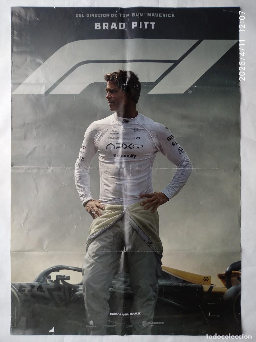 Cine: BRAD PITT. P&Oacute;STER 68,5 X 97 cms.