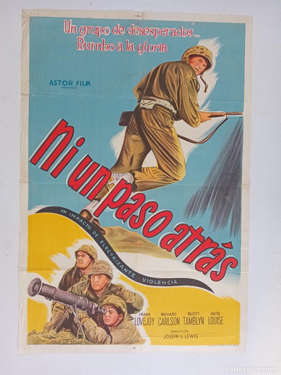 Cine: Paralelo 38 (1952) cartel argentino 110 x 75 litografico Frank Lovejoy Richard Carlson Anita Louise