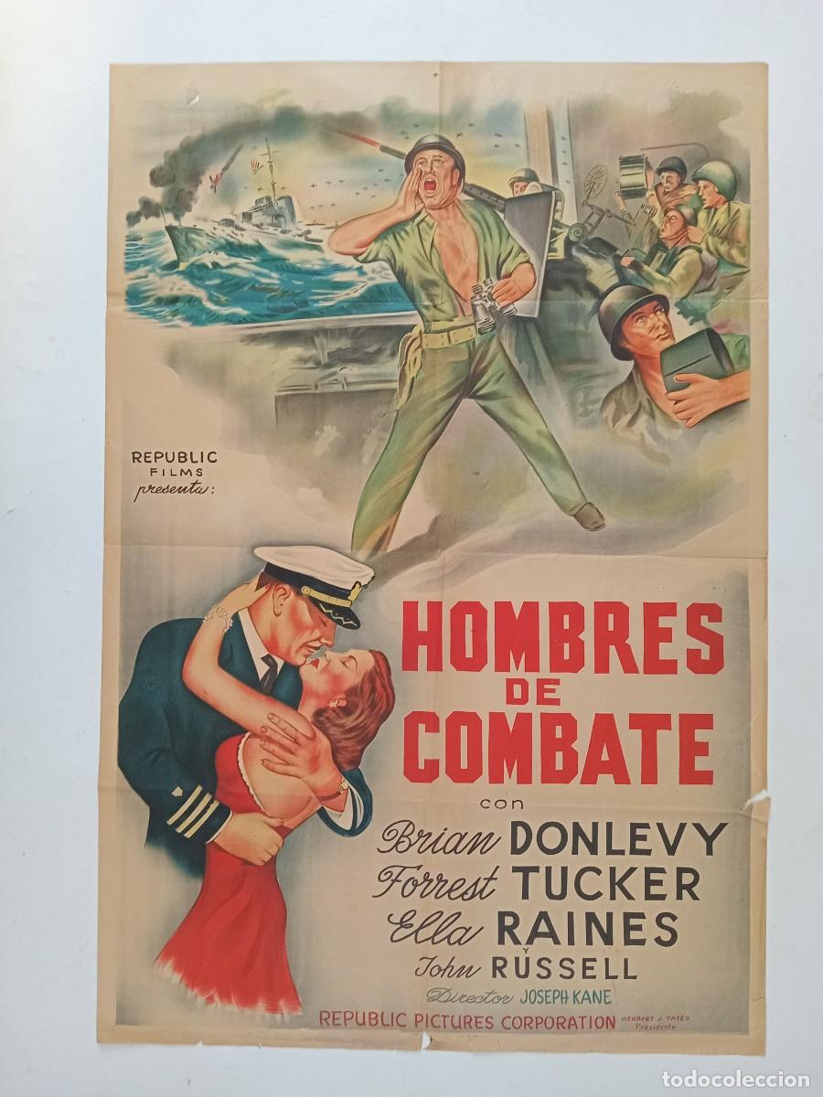 Cinema: GUARDIA COSTERA EN COMBATE (1951) cartel argentino 110x75 litografico BRIAN DONLEVY FORREST TUCKER