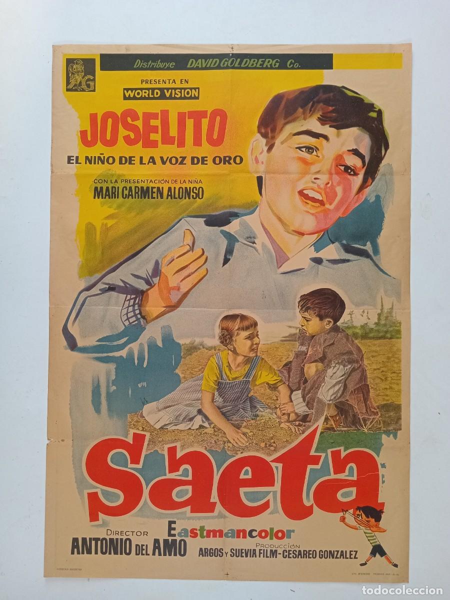 Cine: SAETA (1981) cartel argentino 110 x 75 litografico JOSELITO Mari Carmen Alonso
