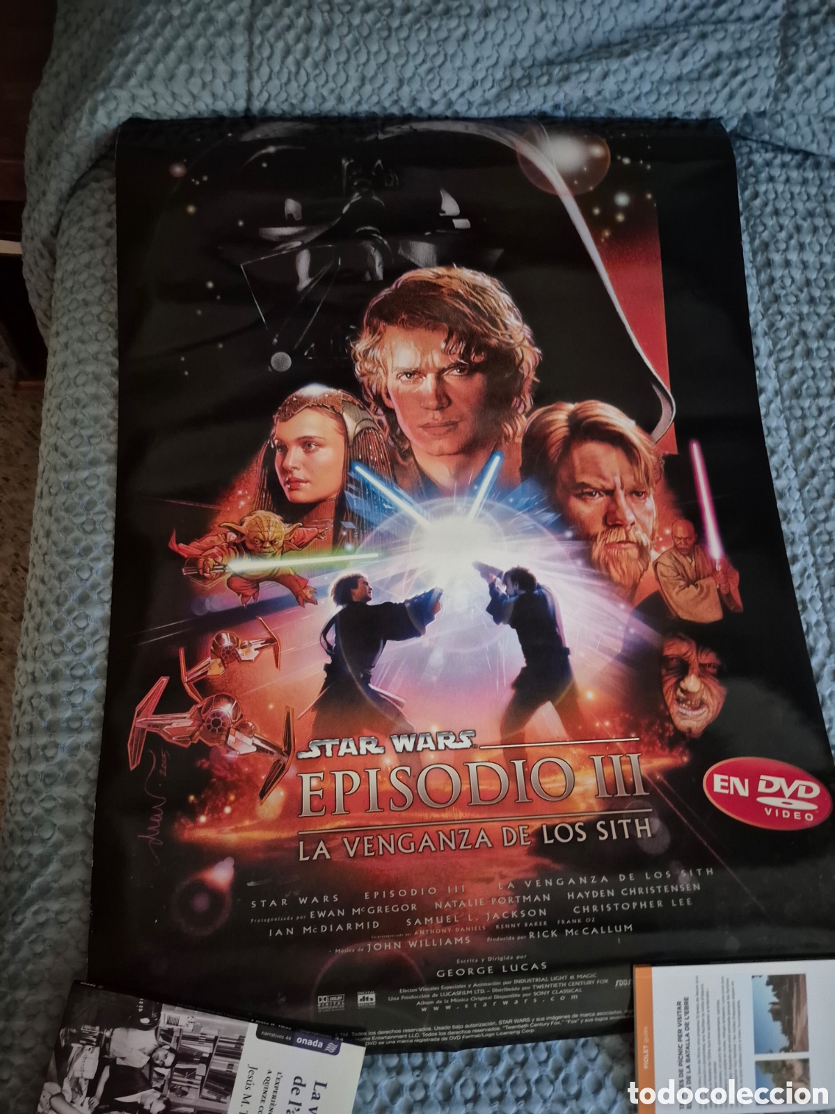 Cine: Poster original de la pel&iacute;cula Star Wars episodi III La venganza de los sitj