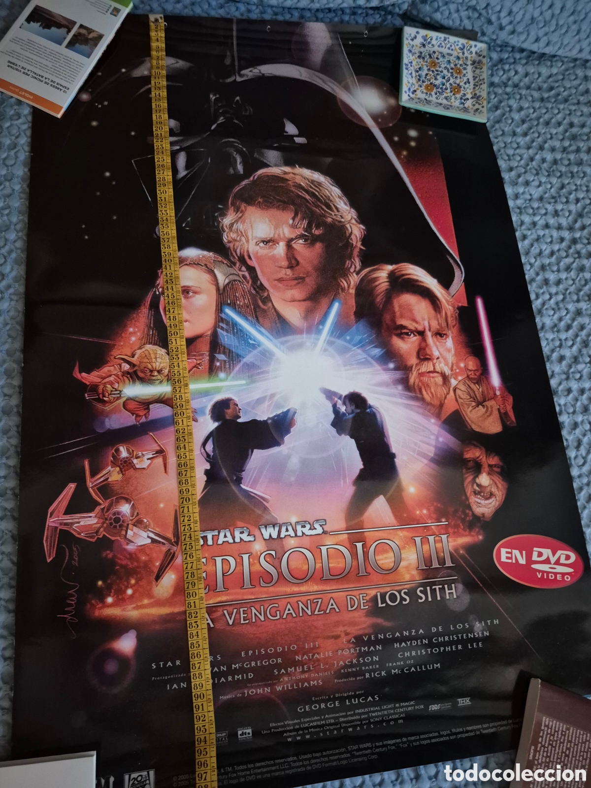 Cine: Poster original de la pel&iacute;cula Star Wars episodi III La venganza de los sitj