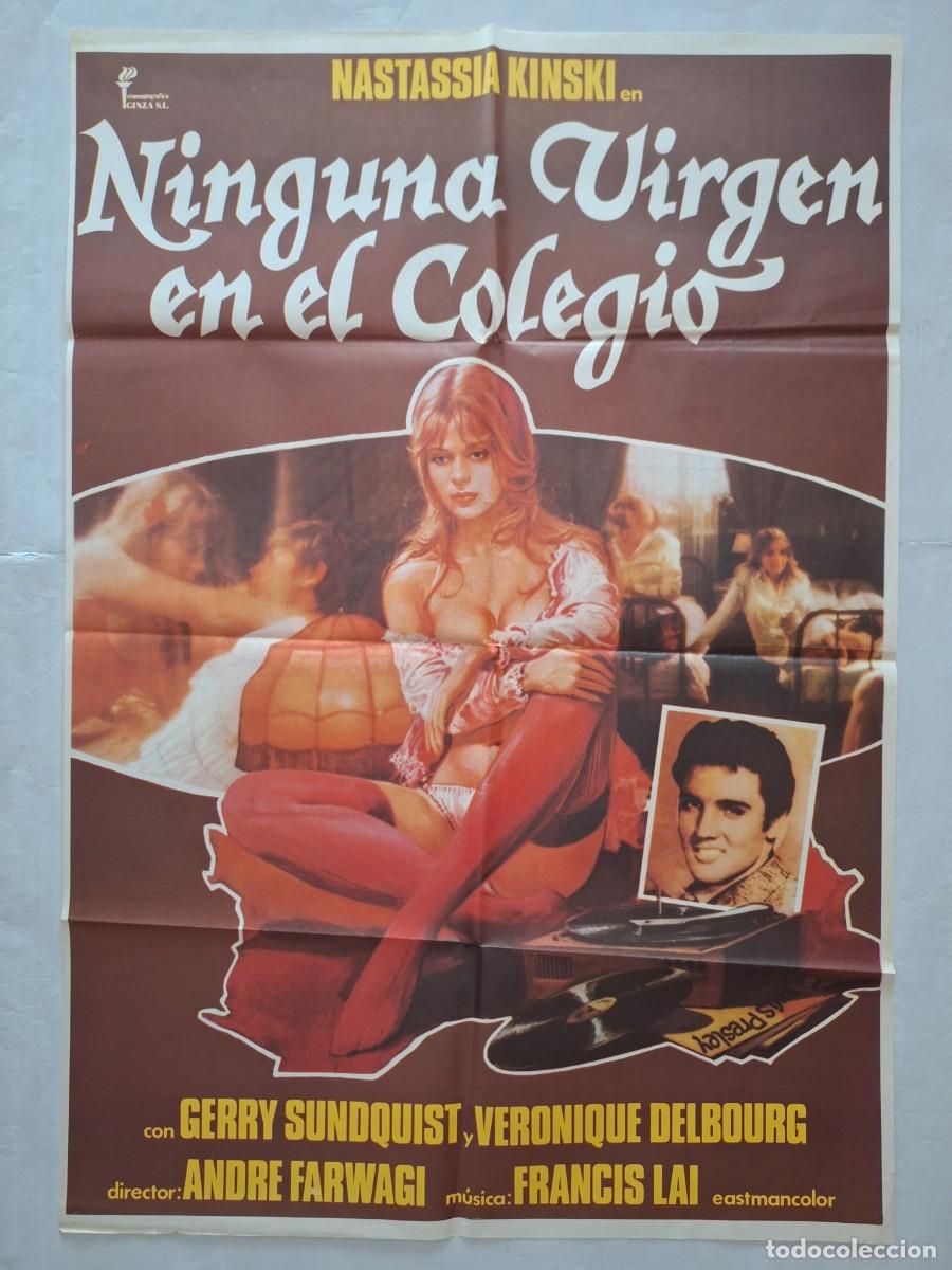 Cine: ANTIGUO CARTEL CINE NINGUNA VIRGEN EN EL COLEGIO ELVIS PRESLEY RV P-2063