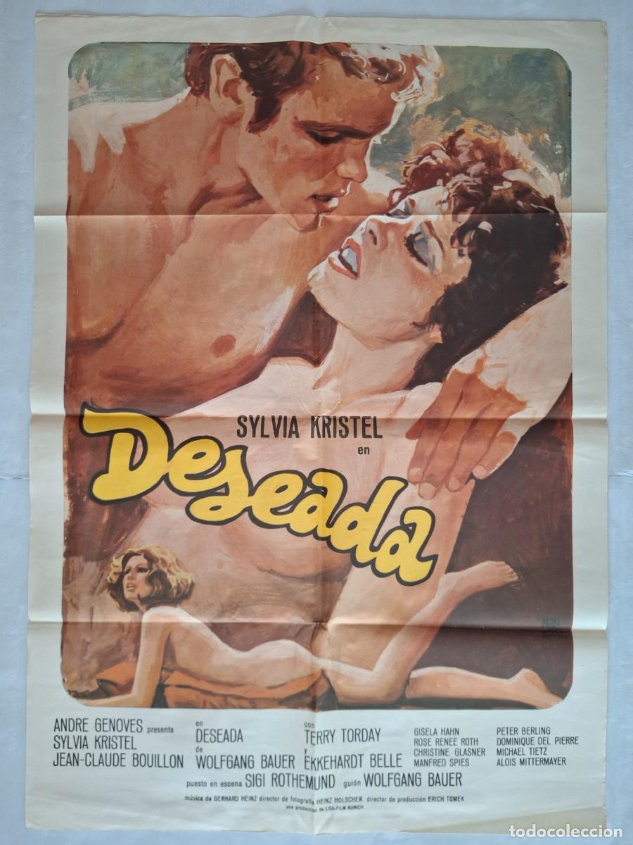 Cinema: ANTIGUO CARTEL CINE DESEADA SYLVIA KRISTEL EROTICO RV P-2064