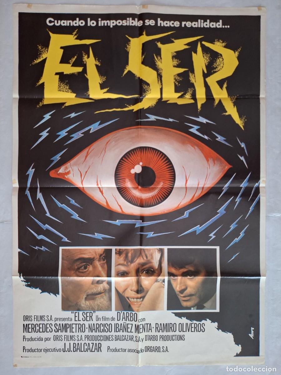 Cin&eacute;ma: ANTIGUO CARTEL CINE EL SER NARCISO IBA&Ntilde;EZ MENTA TERROR 1982 RV P-2065