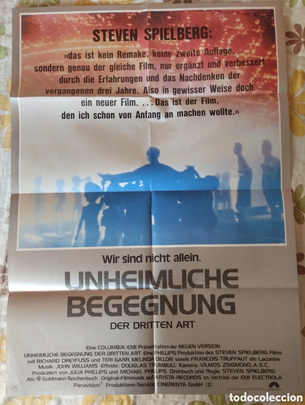 Cine: CARTEL POSTER 84 X 49 - ENCUENTROS EN LA TERCERA FASE