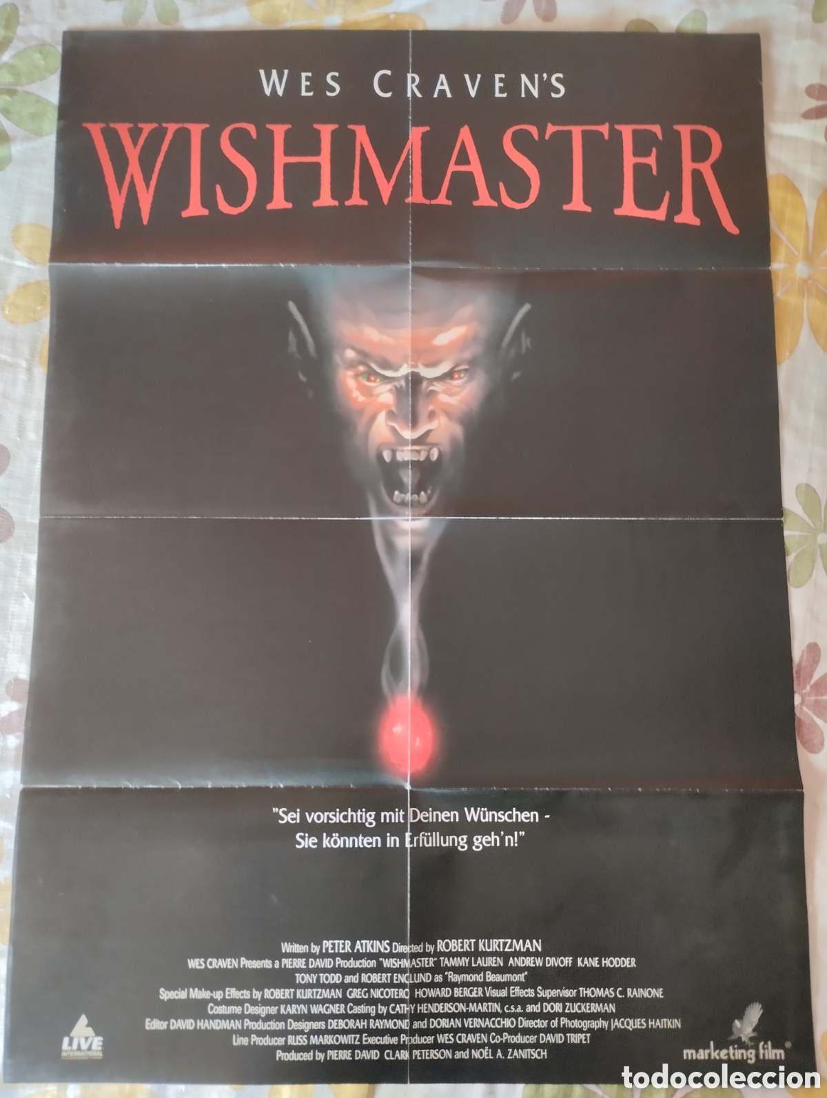 Cine: CARTEL POSTER 84 X 59 - WHISMASTER