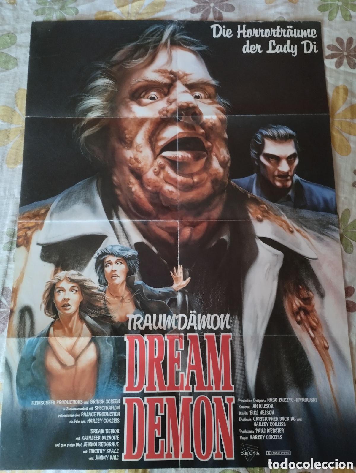 Cine: CARTEL POSTER 84 X 59 - LOS SUE&Ntilde;OS DEL DEMONIO