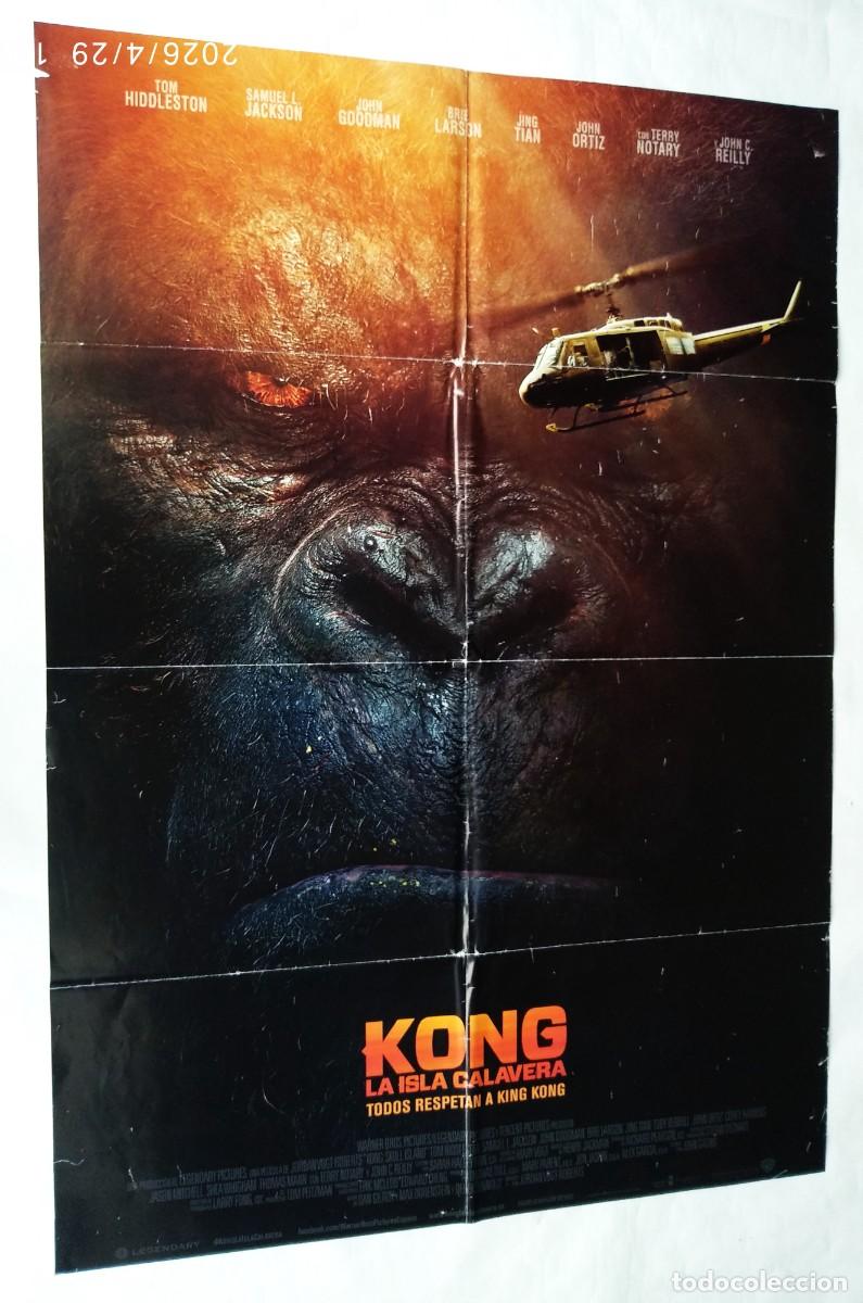 Cin&eacute;ma: KONG, LA ISLA CALAVERA, con Samuel L. Jackson. P&Oacute;STER 67,5 X 96,5 cms.. 2017