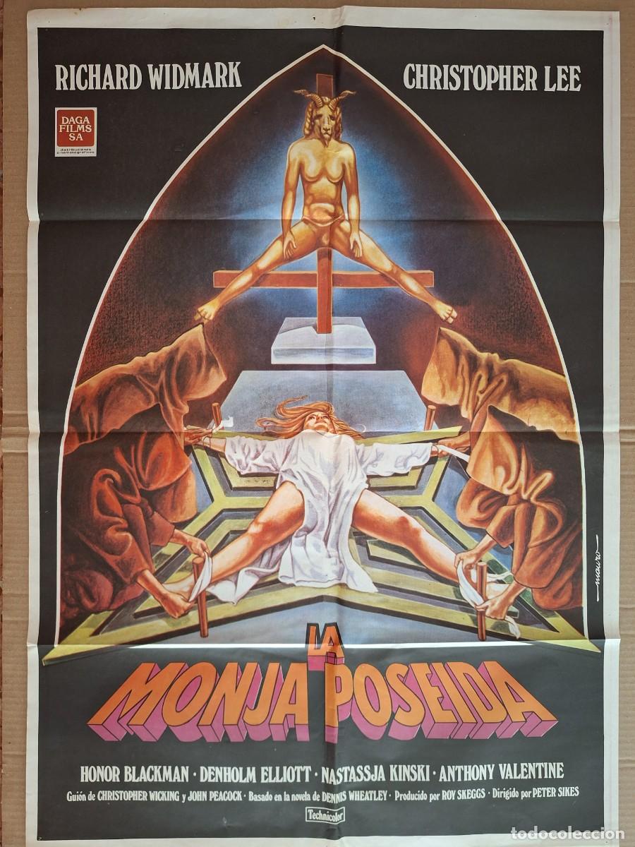 Cin&eacute;ma: CARTEL CINE PELICULA LA MONJA POSEIDA NASTASSJA KINSKI CHRISTOPHER LEE A 287