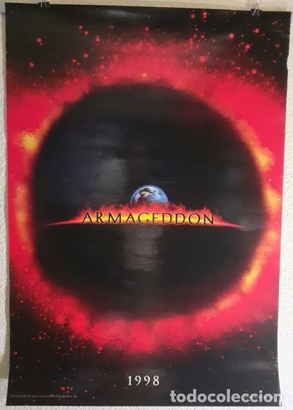 Cine: Cartel original de cine Armageddon (1998) Bruce Willis - P&oacute;ster Teaser Avance &iexcl;Dise&ntilde;o Eclipse!