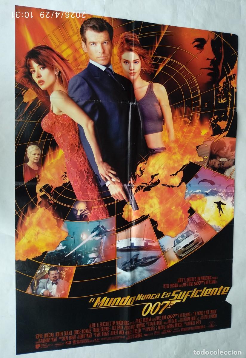 Cine: EL MUNDO NUNCA ES SUFICIENTE, con Pierce Bosnan. 67,5 X 97 cms..