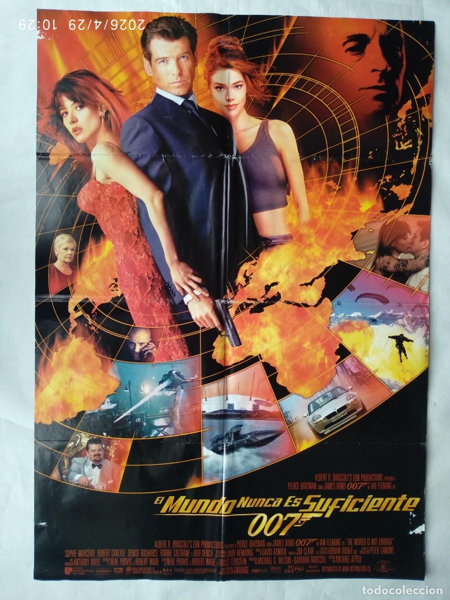 Cine: EL MUNDO NUNCA ES SUFICIENTE, con Pierce Bosnan. 67,5 X 97 cms..