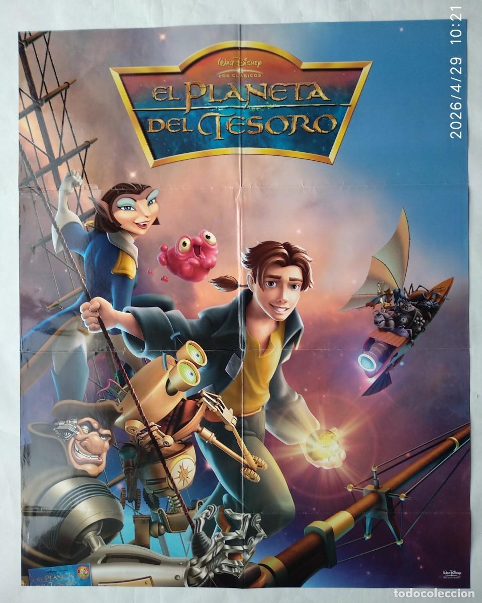 Cin&eacute;ma: EL PLANETA DEL TESORO, Dibujos animados. P&Oacute;STER 68,5 X 85,5 cms..