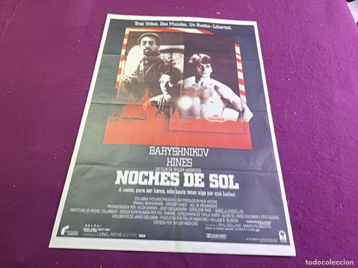 Cine: CC34, Cartel de Cine Gran Formato, Noches de Sol, unos 100 x 70 cms.
