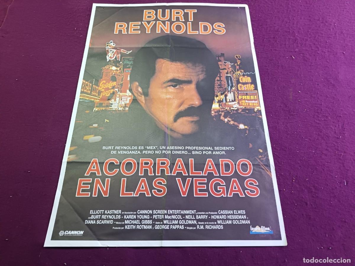 Cine: CC26, Cartel de Cine Gran Formato, Acorralado en Las Vegas, unos 100 x 70 cms.